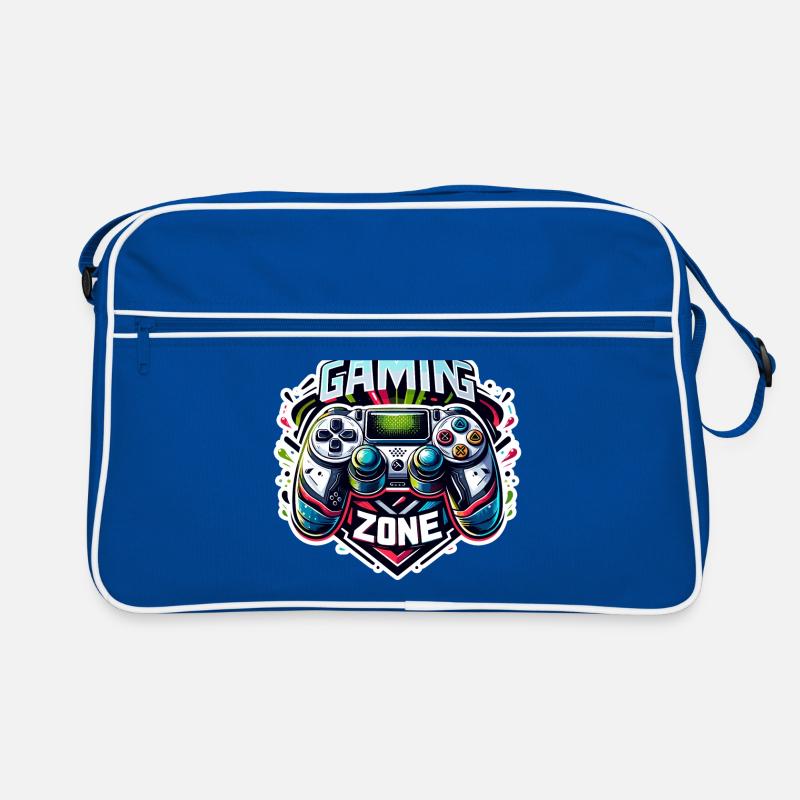 Gaming Zone - Controller Illustration Retro Tasche