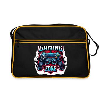 Gaming Zone - Controller Illustration - Retro Bag - black/gold - Front