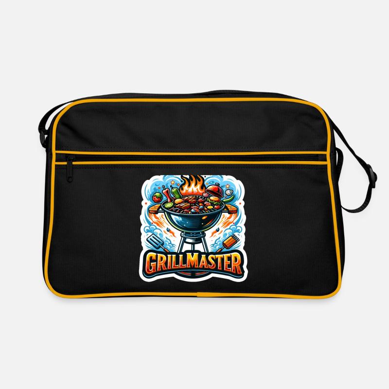 GrillMaster - Grill Illustration Retro Bag
