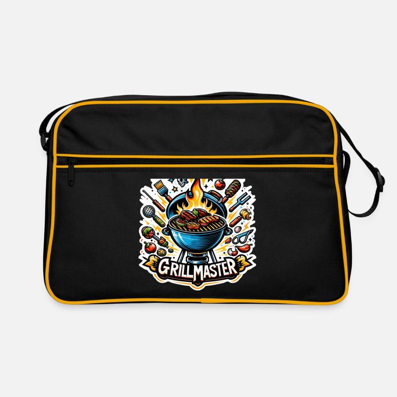 GrillMaster - Grill Illustration Retro Bag