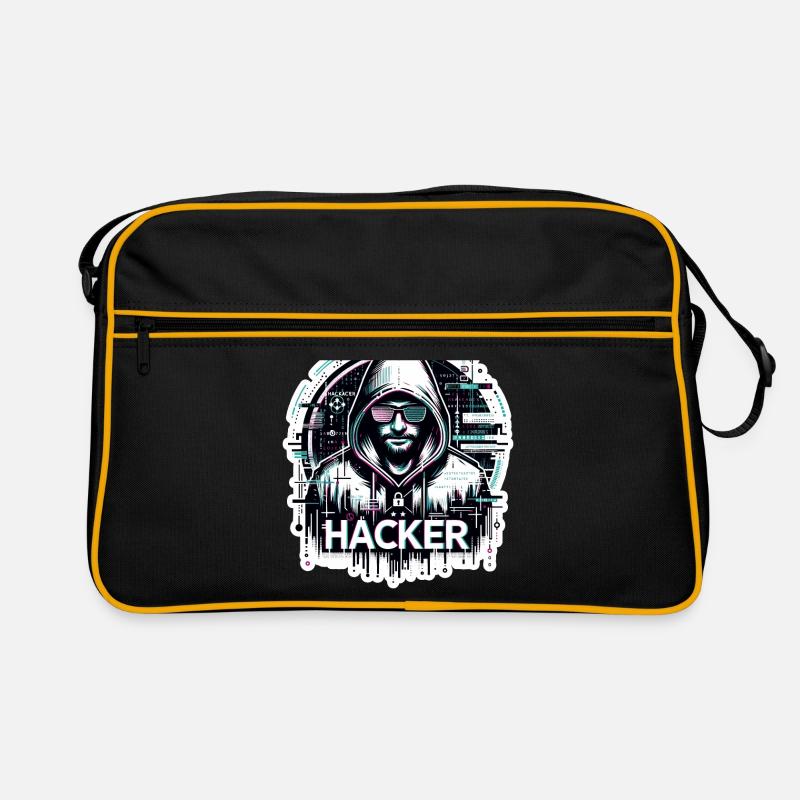 Hacker - Illustration Retro Bag