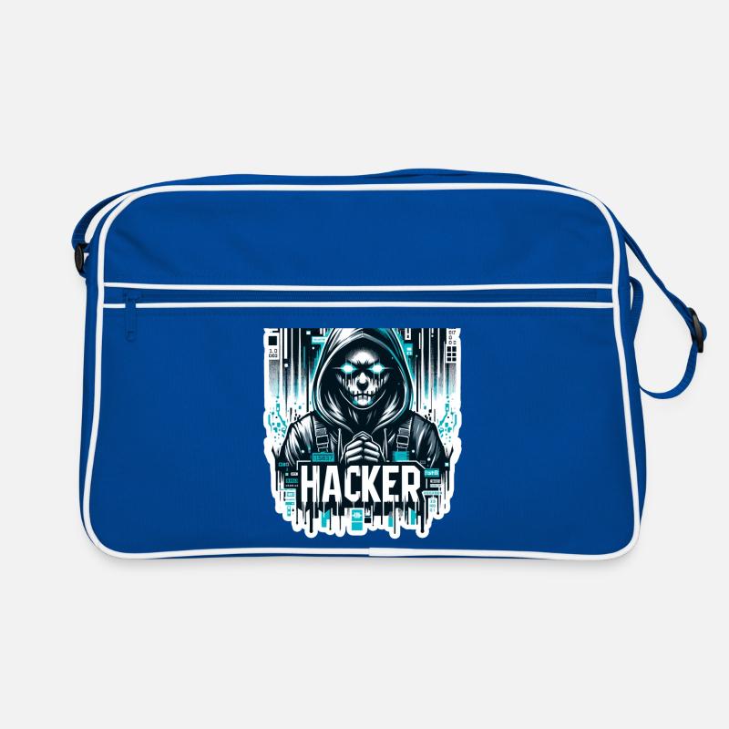 Hacker - Illustration Sac Retro