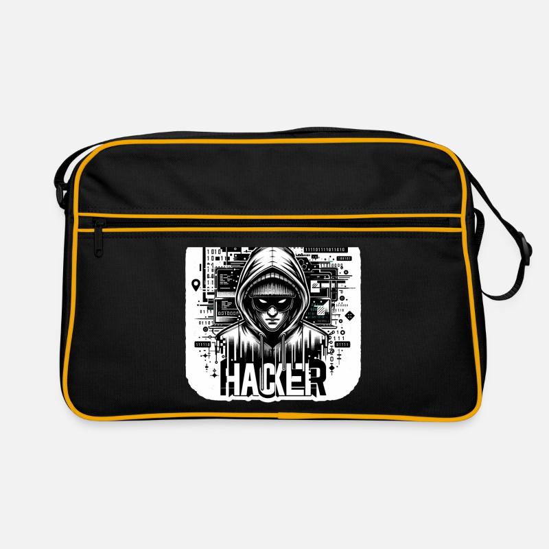 Hacker - Illustration Retro Bag
