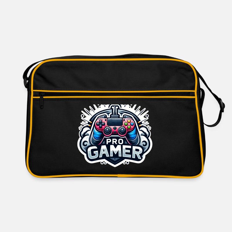 Pro Gamer - Controller Illustration Retro Tasche