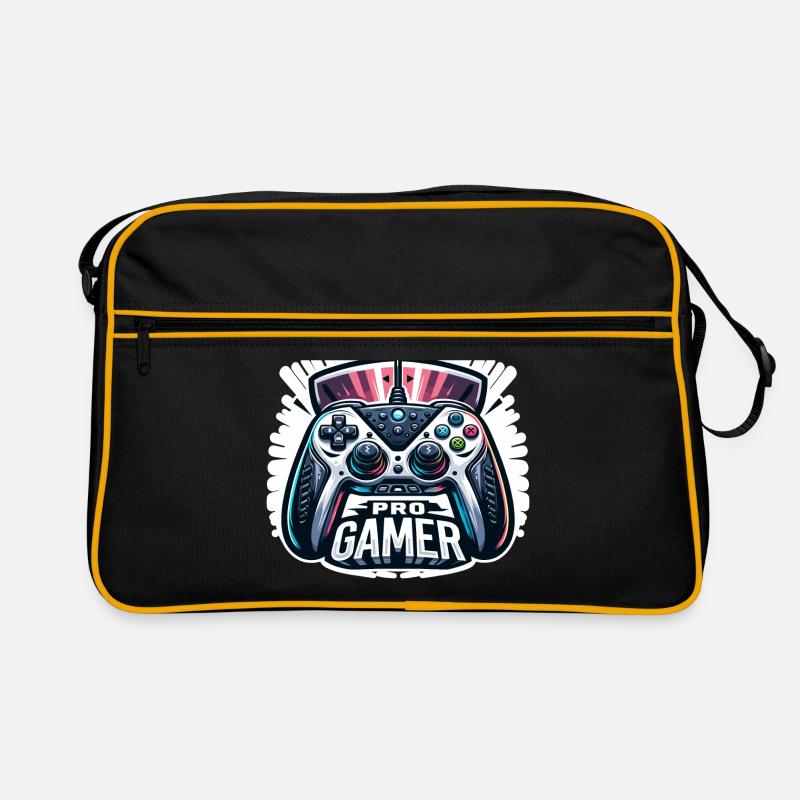 Pro Gamer - Controller Illustration Retro Tasche