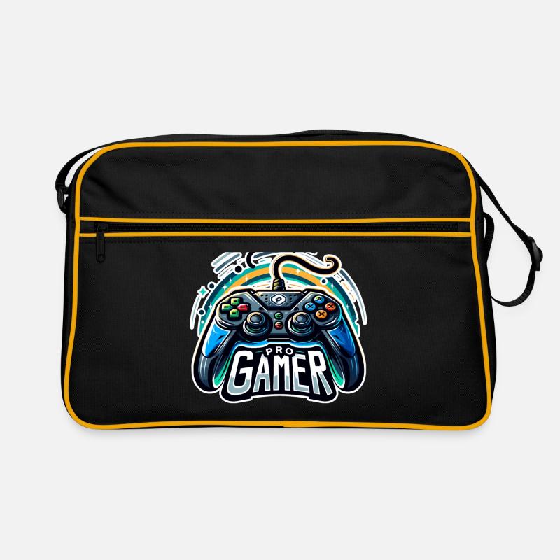 Pro Gamer - Controller Illustration Retro Tasche