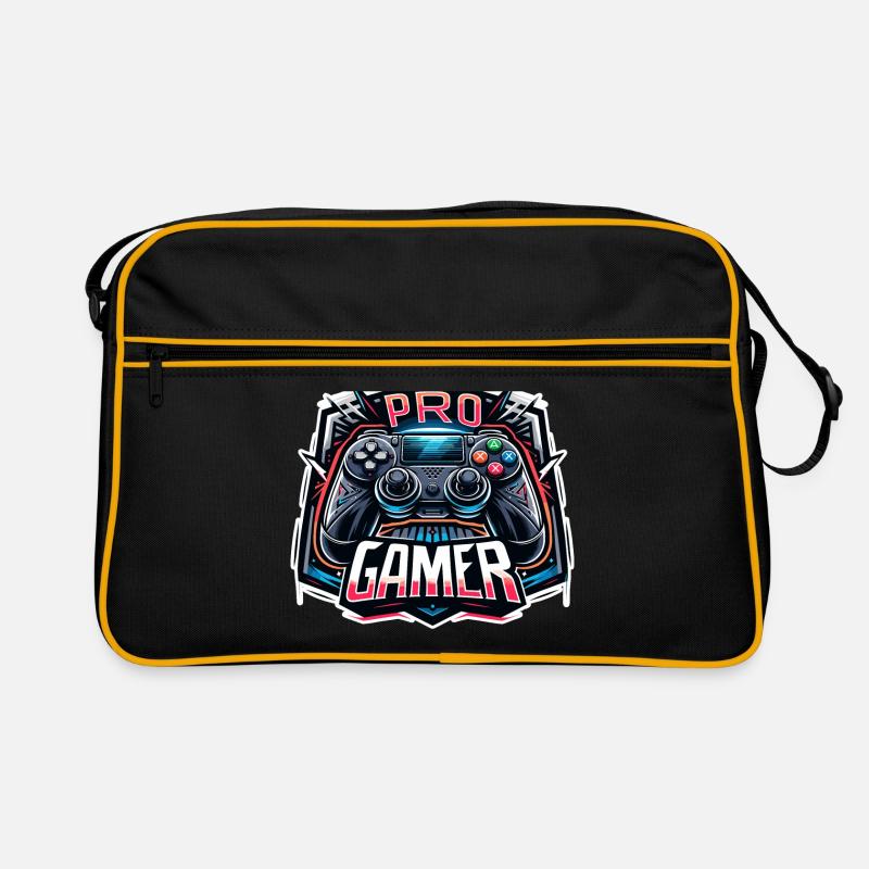 Pro Gamer - Controller Illustration Retro Tasche
