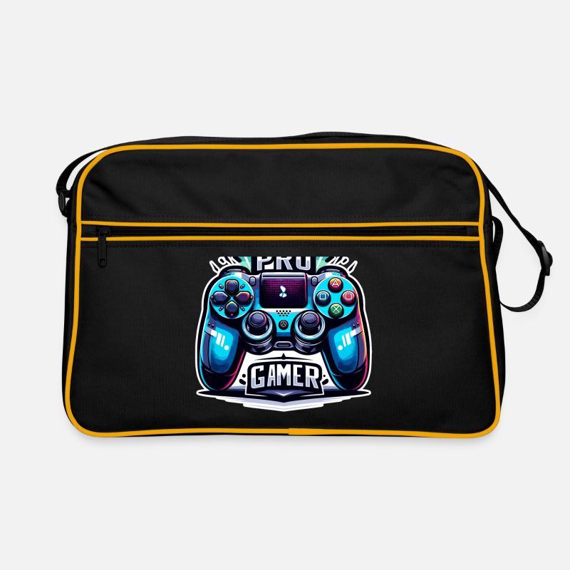 Pro Gamer - Controller Illustration Retro Tasche