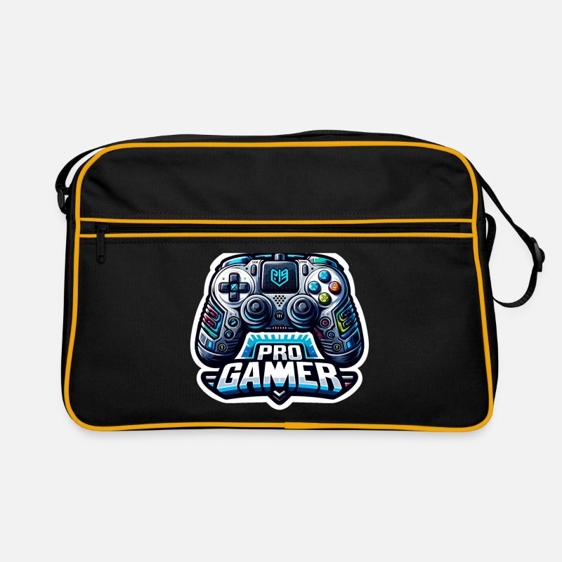 Pro Gamer - Controller Illustration Retro Tasche