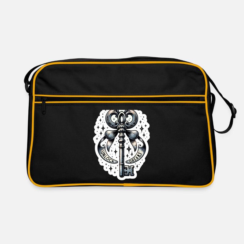 Unlock Dreams - Schlüssel Illustration Retro Tasche