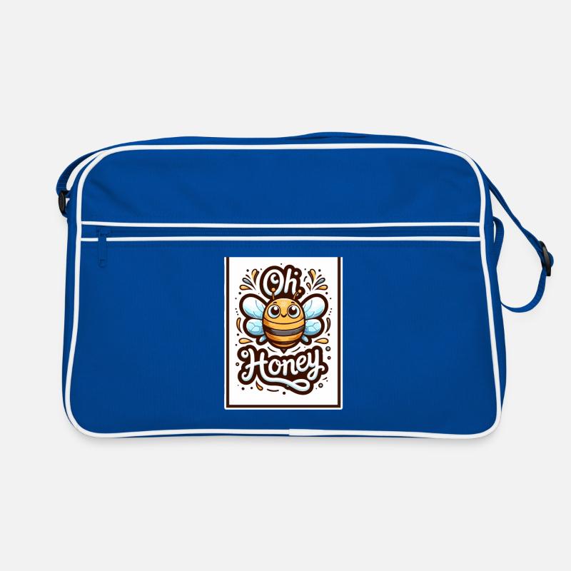 Oh miel - Illustration d’abeilles Sac Retro