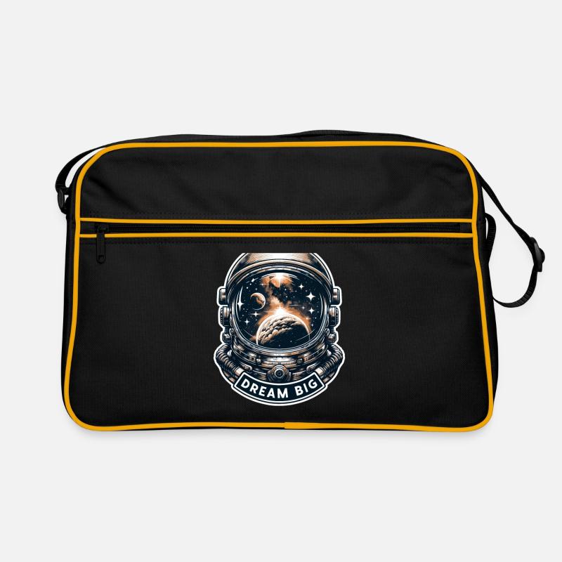 Dream Big - Astronaut Illustration Retro Bag