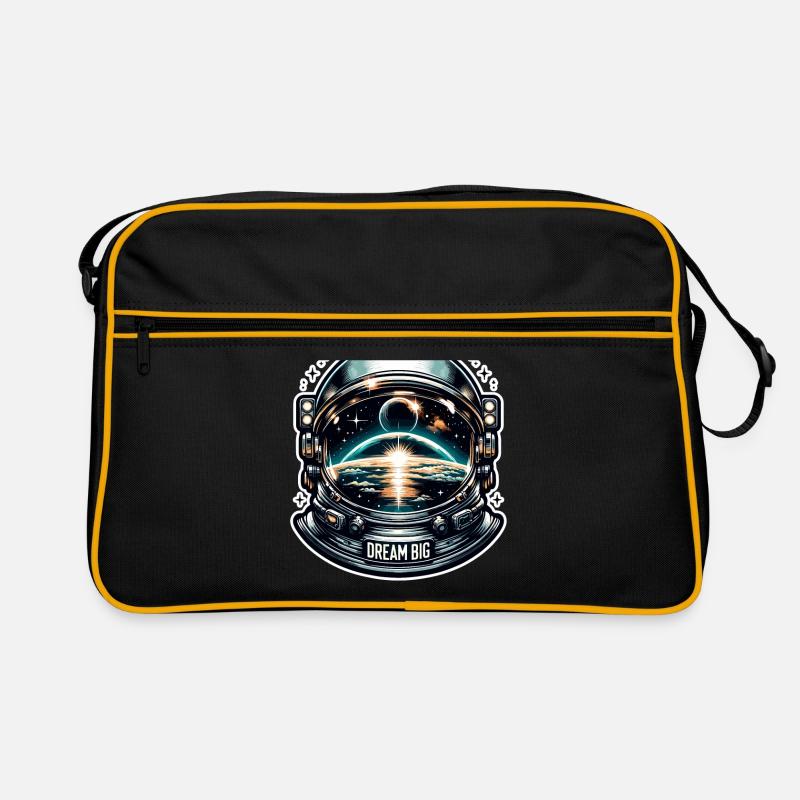 Dream Big - Astronaut Illustration Retro Bag