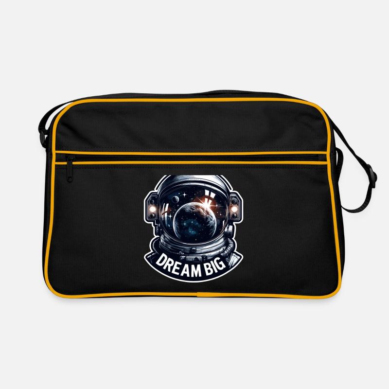Dream Big - Astronaut Illustration Retro Bag