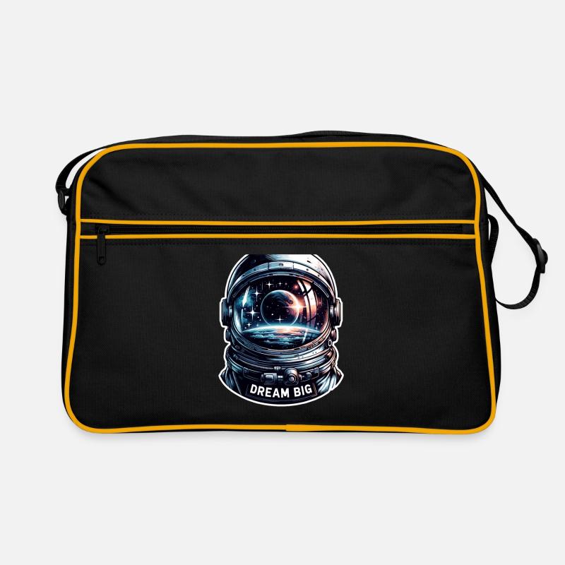 Dream Big - Astronaut Illustration Retro Bag