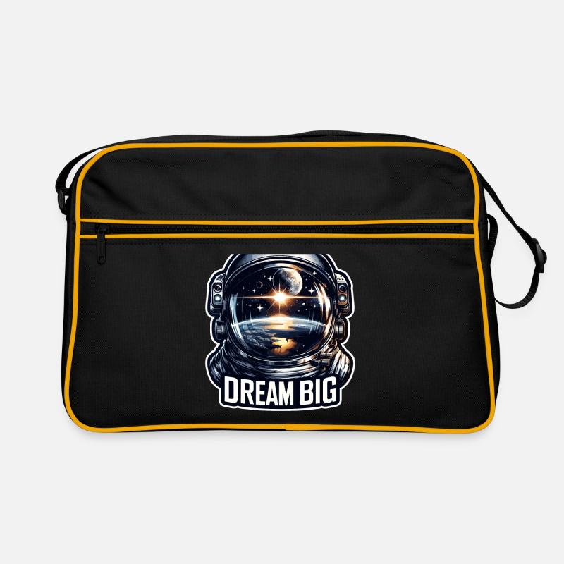 Dream Big - Astronaut Illustration Retro Bag