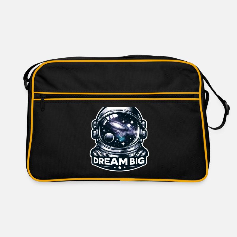 Dream Big - Astronaut Illustration Retro Bag