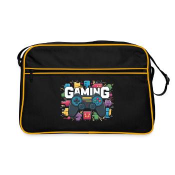 Gaming - Controllers - Retro Bag - black/gold - Front
