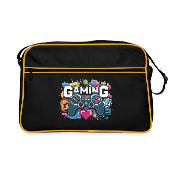 Gaming - Controllers - Retro Bag - black/gold - Front