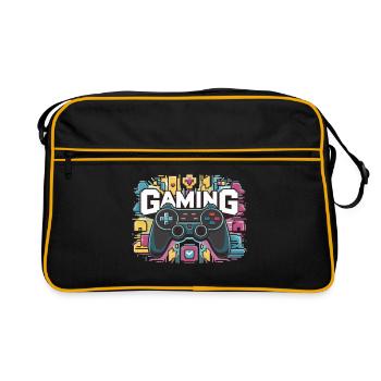 Gaming - Controllers - Retro Bag - black/gold - Front