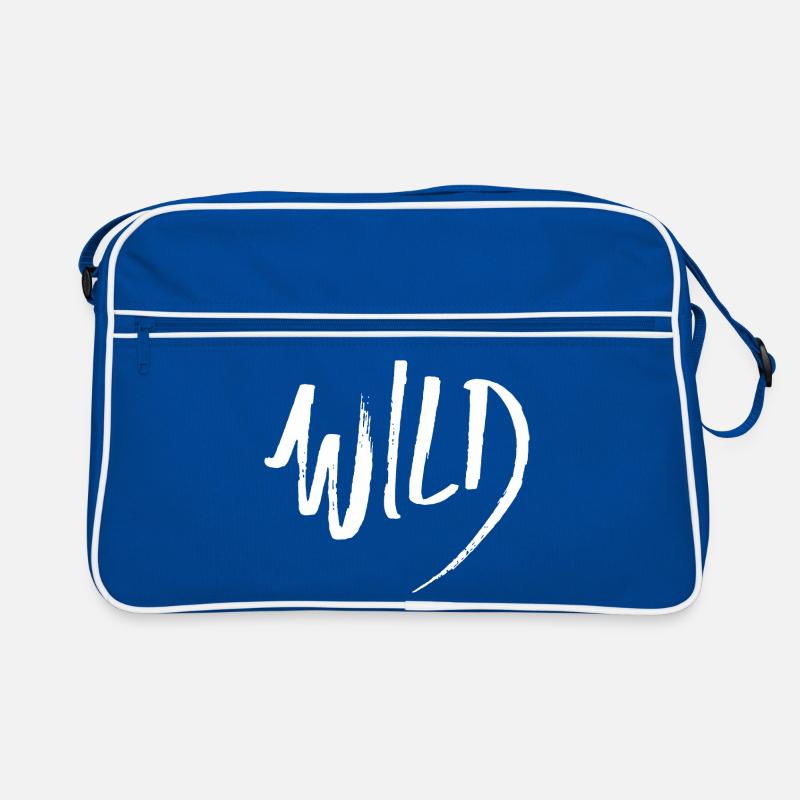 Wild (dunkel) Retro Tasche