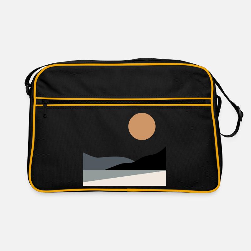 Paysage abstrait Sac Retro