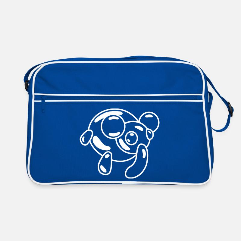 Soap Bubbles Elephant – Playful Jungle Motif Retro Bag