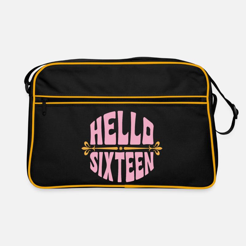Bonjour Seize Or Rose Sac Retro