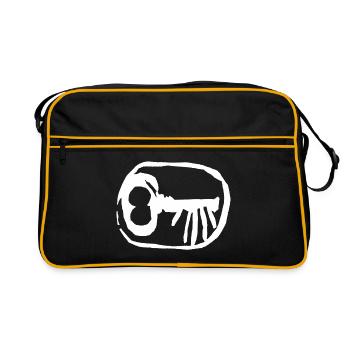 Principales stempel_600dpi_051103_ohne_HG_weiss - Sac Retro - noir/or - Devant