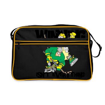 Hockey Winning Is'nt Everything - Retro Bag - black/gold - Front