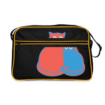 TiffUndToeff 03 06 - Retro Bag - black/gold - Front