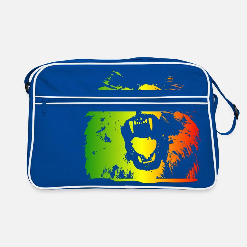 lion rasta Sac Retro