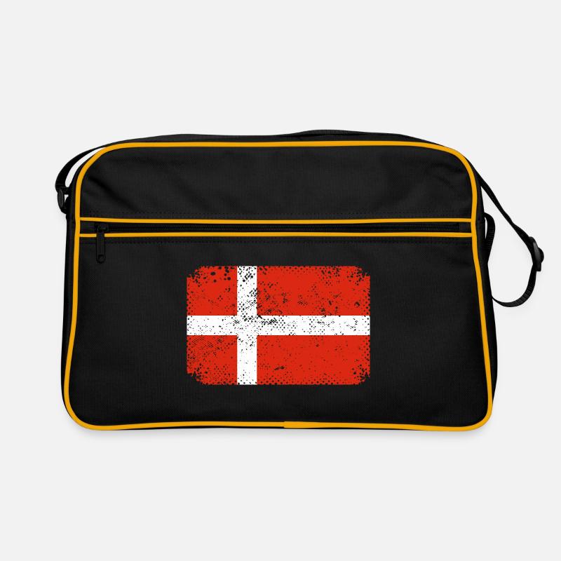 Danemark Drapeau Scandinaves Drapeau danois Voyage Sac Retro