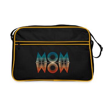 MOM WOW Mirror - Sac Retro - noir/or - Devant