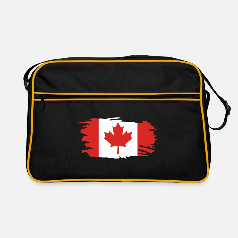 Drapeau du Canada Feuille d'érable Feuille d'érable Canada Sac Retro
