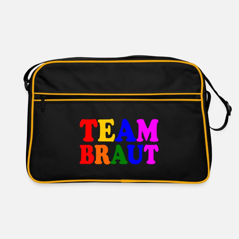 Team braut Retro Tasche