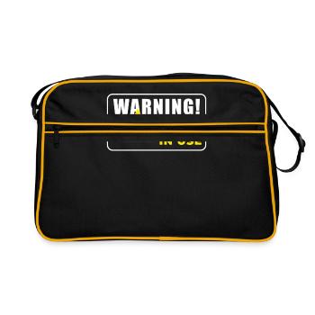 Laser tag - Retro Bag - black/gold - Front