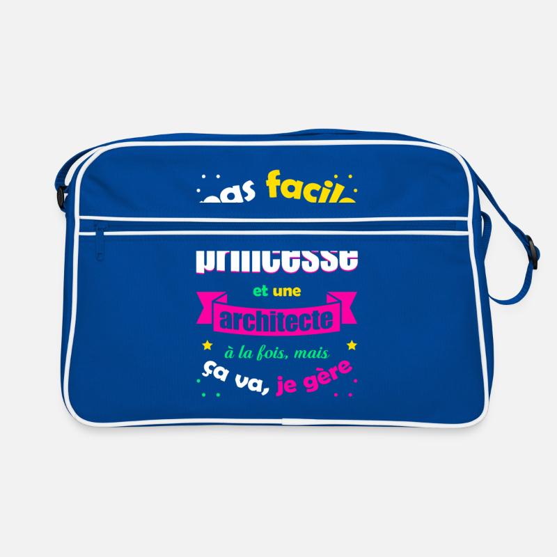 PRINCESSE ET ARCHITECTE Sac Retro