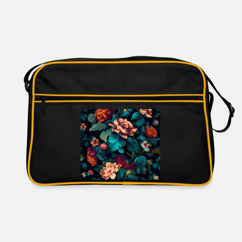 Botanicals Blumenmuster Retro Tasche