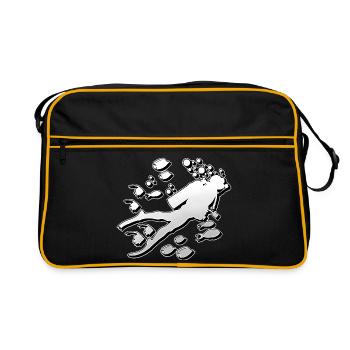 Plongeurs plongeurs - Sac Retro - noir/or - Devant