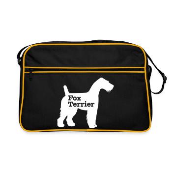 Fox Terrier - Retro Bag - black/gold - Front