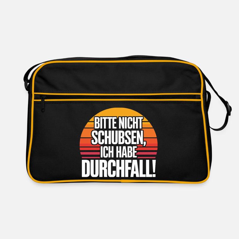 S’il vous plaît, ne poussez pas, j’ai la diarrhée plus drôle Sac Retro