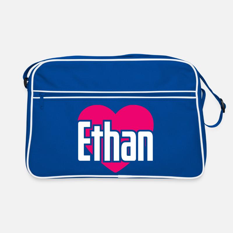 J’aime Ethan Coeur Rose J’aime Ethan Sac Retro