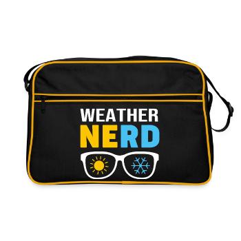 Météorologue Tornade en météorologie - Sac Retro - noir/or - Devant