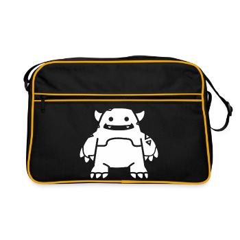 golem - Sac Retro - noir/or - Devant