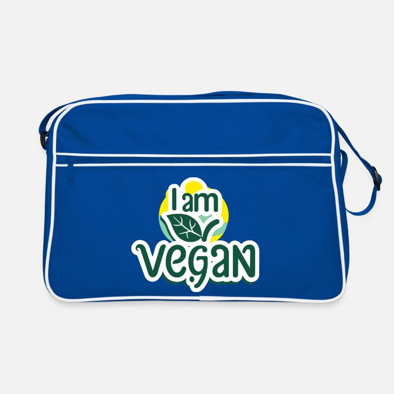 Ich bin Veganer. Retro Tasche
