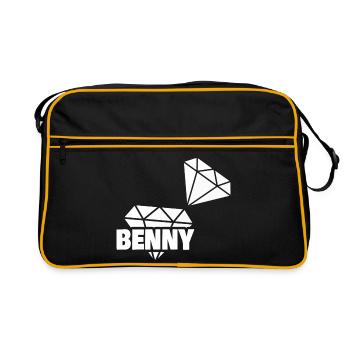 Benny - Sac Retro - noir/or - Devant