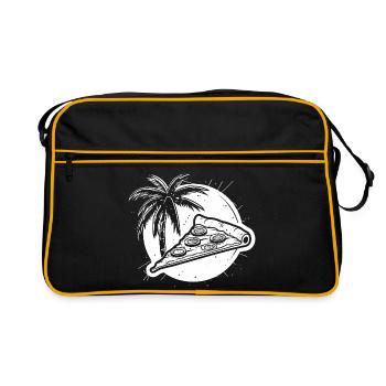 Pizza Graphic - Retro Bag - black/gold - Front