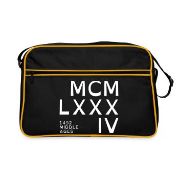 1984_COMPANY_white - Sac Retro - noir/or - Devant