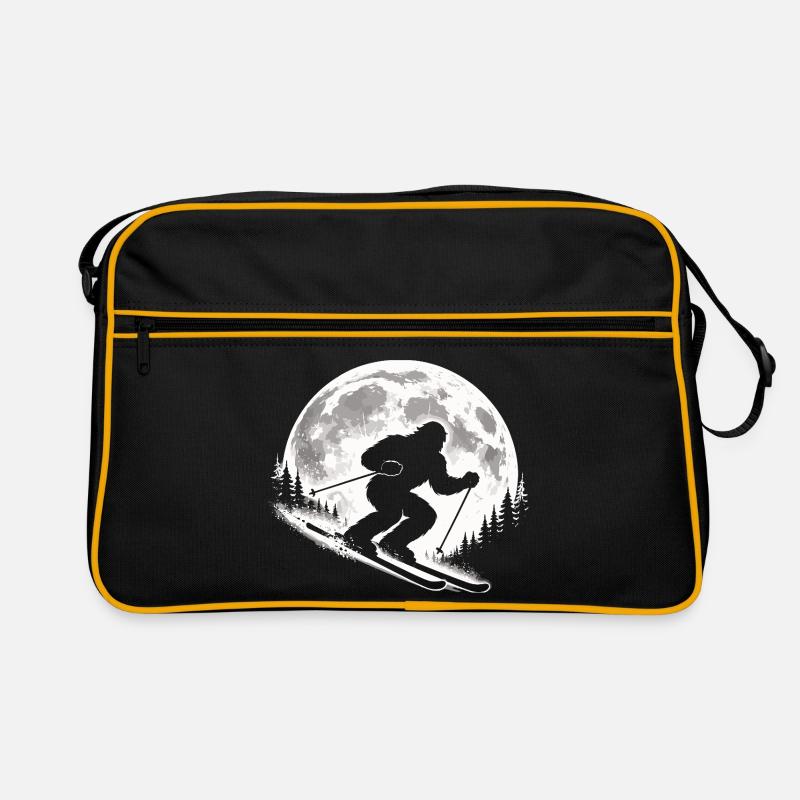 Bigfoot Skiing Retro Bag